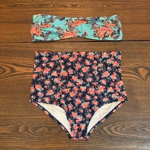 Urban Outfitters two piece high waisted swimsuit